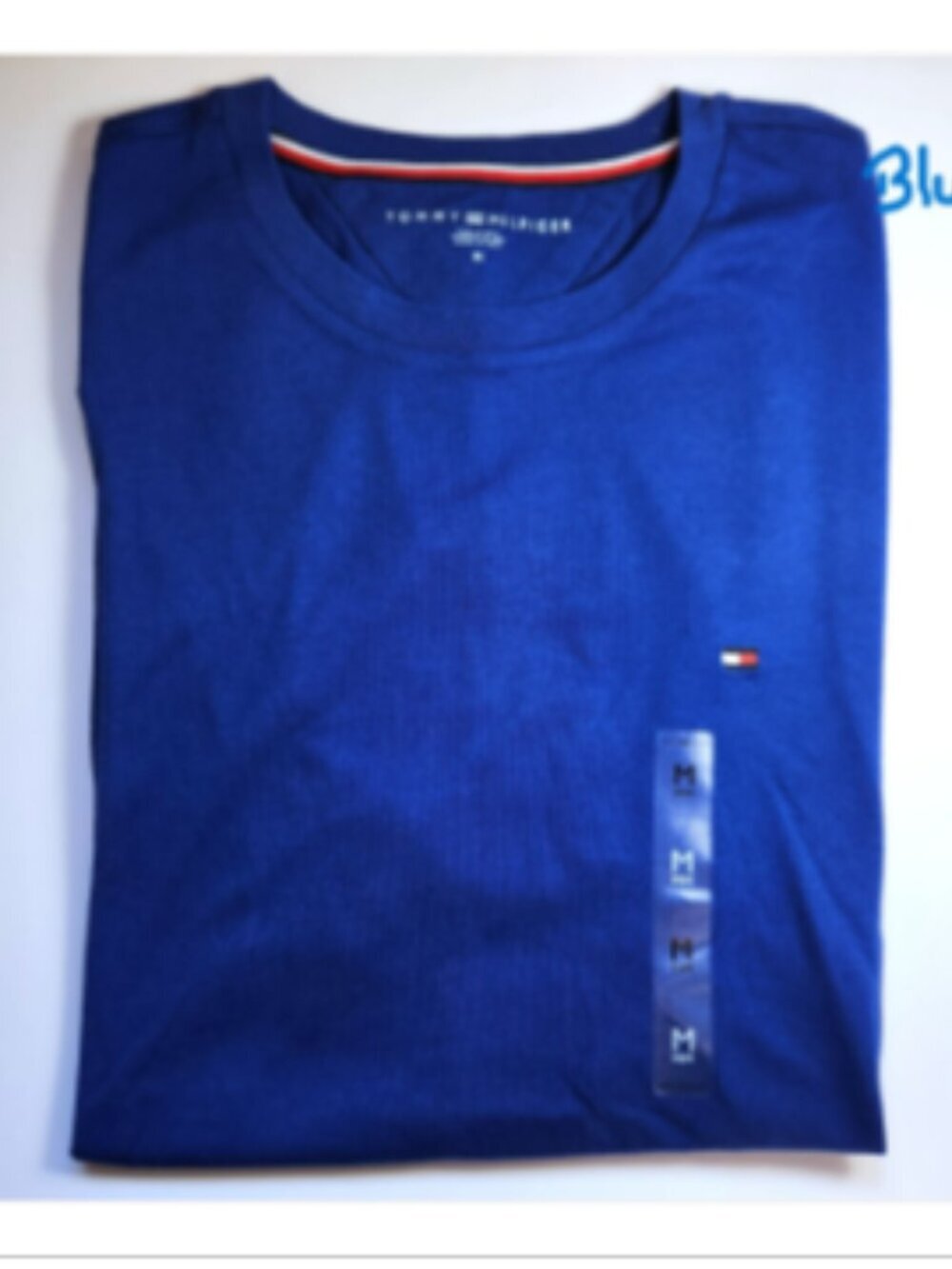 Tommy Hilfiger Mens Crew Neck T-Shirt NWT Cotton Classics Essential Tee Medium